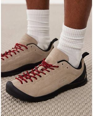 Keen Jasper Brushed Suede Trainers - Grey