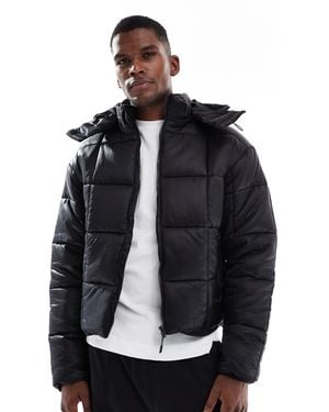 Cotton On – cropped-steppjacke - Blau