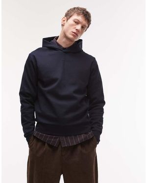 Mango Sudadera Con Capucha De - Azul