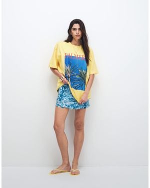 ASOS Layered Sequin Mini Skirt - Blue