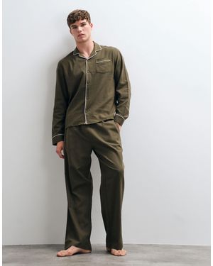 ASOS Relaxed Pyjama Set - Green
