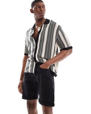 JJ Rebel – jeans-shorts - Schwarz