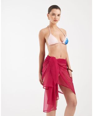 Aray Tie Sarong - Red