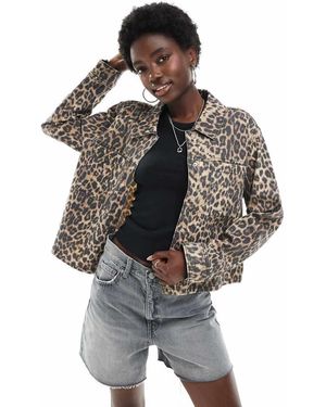 JJXX Leopard Shacket - Grey