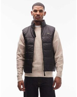 Lacoste Hooded Vest - Grey