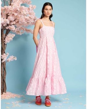 Sister Jane Kite Jacquard Midi Dress - Blue