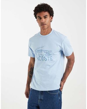 Lacoste Sand Graphic Logo T-shirt - Blue