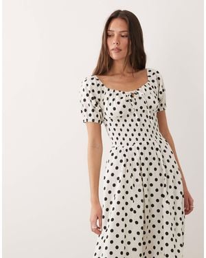 esmé studios – maxi-strandkleid - Weiß