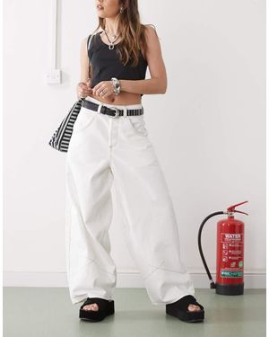 Collusion Xl Balloon Jean - White