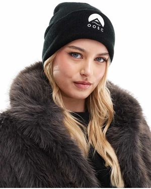 OOSC Classique Ski Beanie With Logo - Black