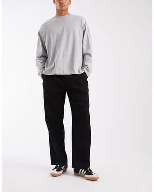 Jack & Jones Crinkle Loose Pants - Gray