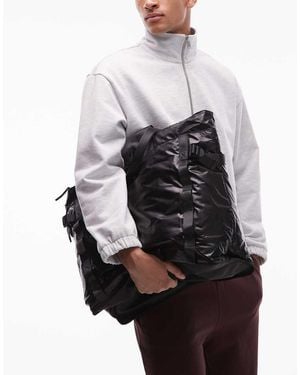 Rains Bolso Tote Negro Estilo Shopper Impermeable 14760 Sibu De - Gris