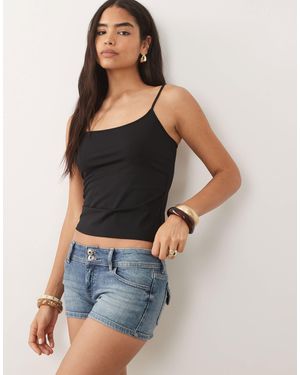 Mango – teen – jeansshorts - Blau