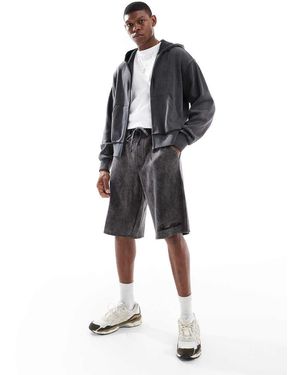 Bershka Short - Grijs