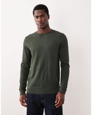 SELECTED Crew Neck Knit Sweater - Gray