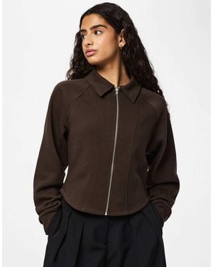 Pieces – strickjacke - Braun