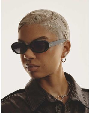 Quay Gafas De Sol Negras Ovaladas Felt Cute De Quay - Negro