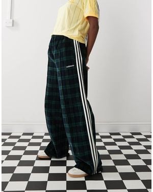adidas Originals Tartan Trousers - White