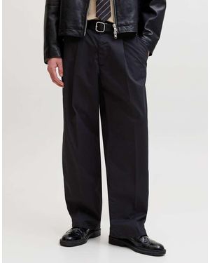 Jack & Jones Broek Met Wijde Pijpen - Zwart