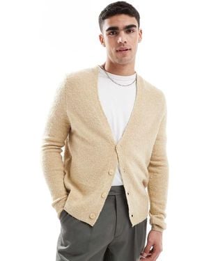 New Look New Look Boucle Cardigan - Natural