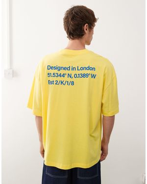 Collusion – t-shirt - Gelb