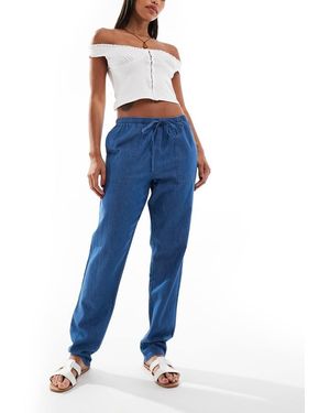 Jdy Pantaloni Dritti - Blu