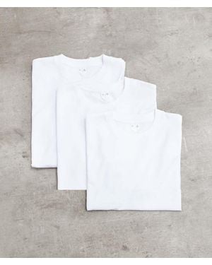 ARKET 3 Pack Regular Fit T-shirts - White