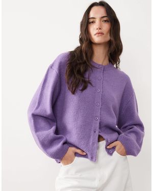 ASOS – leichte relaxed-fit-strickjacke - Lila
