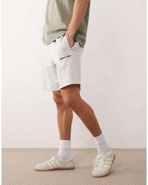 Jack & Jones Orginals Logo Sweat Shorts - Natural
