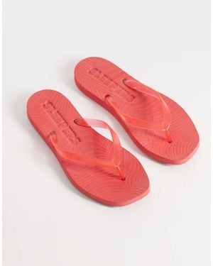 Sleeper Infradito Affusolate Rosse Trasparenti - Rosa