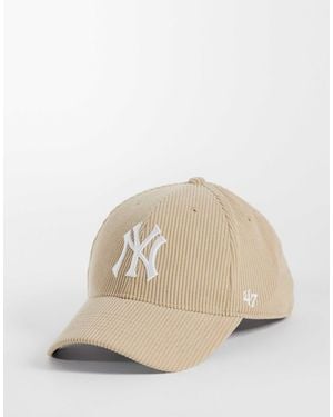 '47 Ny Yankees Thick Cord Cap - Natural