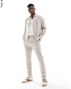 New Look Linen-blend Trouser Co-ord - White