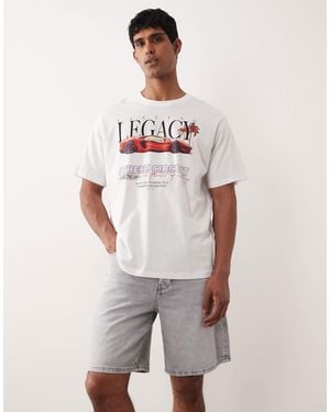 Only & Sons Loose Fit Denim Short - Gray