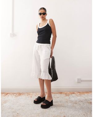 Collusion – cropped hose - Natur
