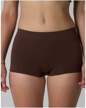 agon® High Waist Briefs - Brown