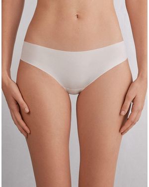 Intimissimi Seamless Microfibre Snug-Fit Knickers - Natural