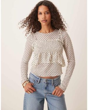 ASOS Top A Maniche Lunghe 2 - Multicolore