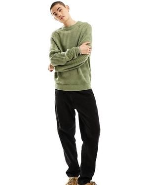 Collusion Knitted Crewneck Jumper - Green