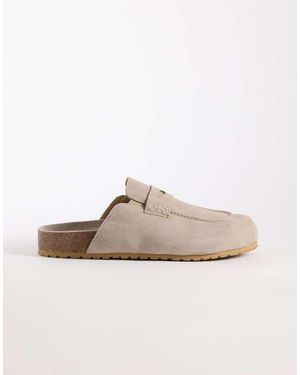 ASOS Penny Loafer Mule - White