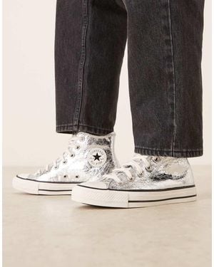 Converse Chuck Taylor All Star Hi Trainers - Metallic