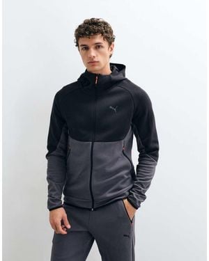 PUMA Tech Elevated Slim Full-Zip Hoodie - Blue