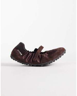 Bronx Gravit-yy Ballet Flats - Brown