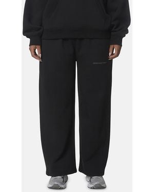 Good For Nothing Oversized Cotton Fleece Joggers - Black