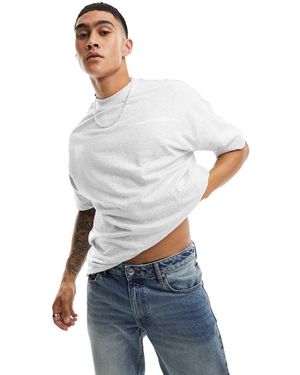 The Couture Club T-Shirt Slavato Con Logo - Bianco
