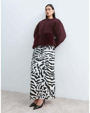 ARRANGE Sequin Embellished Maxi Skirt - Multicolor