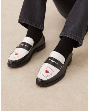 ASOS – penny-loafer - Schwarz