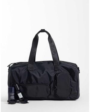 4505 Woven Gym Holdall With Utility Pockets - Black