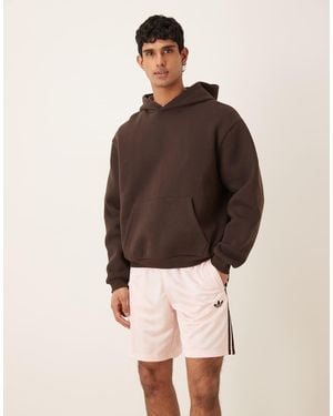adidas Originals 3-Stripes Loose Engineered Shorts - Brown