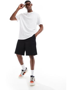 Jack & Jones Pantaloncini Chino Pesanti E Ampi - Bianco