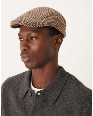 ASOS Wool Flat Cap - Brown